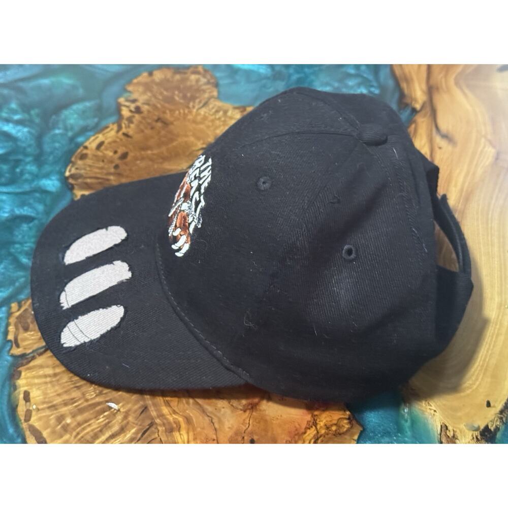Kings Island The Beast Black Strapback Cap Hat, Amusement Parks Theme - Picture 2 of 6